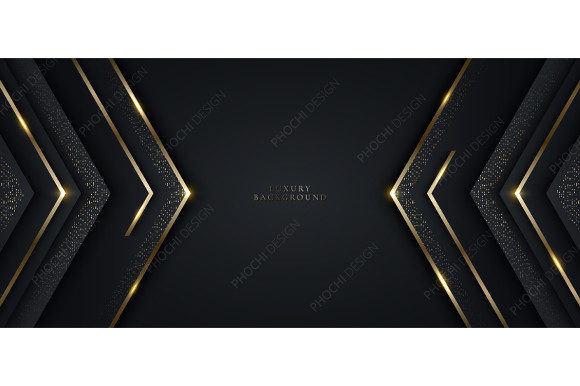 3D Black Arrow Triangles Luxury Template: A Modern Design Trend for Creative Professionals