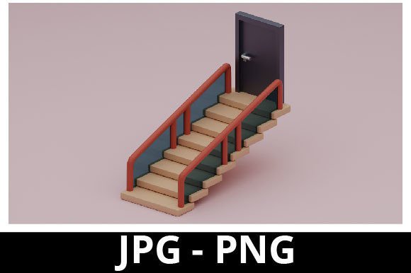 3D Rendered Stairs and Doors: Enhancing Design Projects with Precision and Creativity