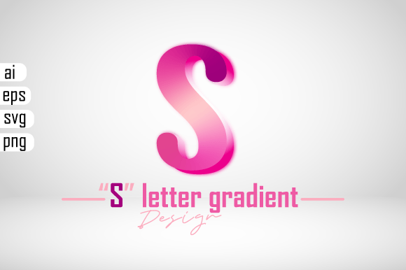 Colorful 3D Gradient Effect Letter “S”: A Versatile Design for Modern Creators and Businesses