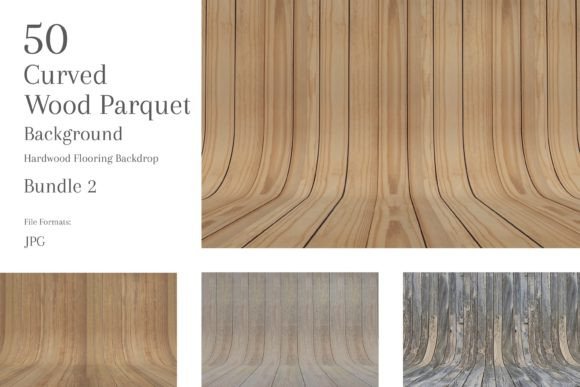 Curved Wood Background Bundle