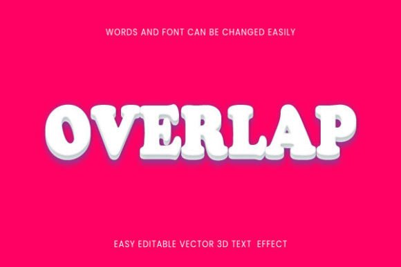 Overlap - Easy 3d Editable Text: A Versatile Design Tool for Adobe Illustrator Users